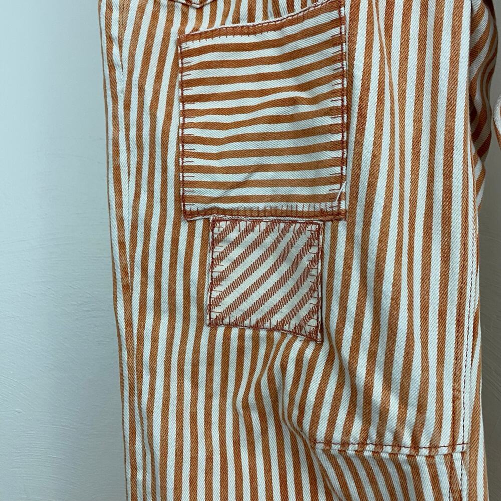 We The Free - Free People Moxie Railroad Low-Slung Jeans - Citrus - Size 31 - Picture 7 of 10